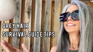 Grey Hair Transition: Quick Tip to remember when starting your grey hair journey...