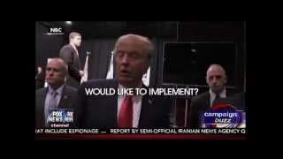 Trump & Tracking Muslims - He Blames Reporter For Comments - Media Buzz Campaign Buzz