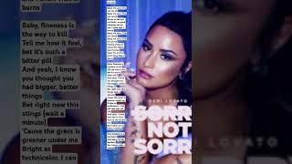 Demi Lovato - Sorry not Sorry