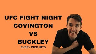 UFC Tampa Colby Covington vs. Joaquin Buckley Main Card Picks