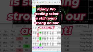 Friday Pro trading robot still going strong! #forex #trading