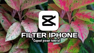 Filter iPhone Capcut || Filter iPhone di capcut terbaru