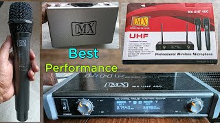 Best MX UHF 400 Wireless Microphone Bengali | Unboxing | Review | Live Testing