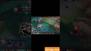 2x savage ixia. .mitik rasa legend #mobilelegends #ixiatopglobal #shorts