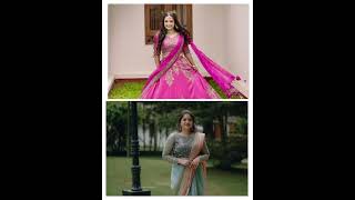 lehenga ലുക്കിൽ തിളങ്ങി അഞ്ജുവും ഷഫ്നയും💞✨#short#