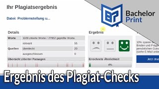 PLAGIAT-CHECK ONLINE | Erklärung des Plagiatsreports