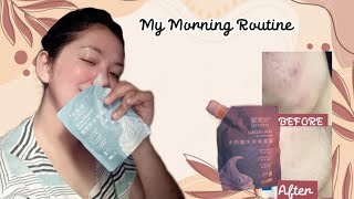 Salicylic Acid Ice Cream Mask||Morning Routine