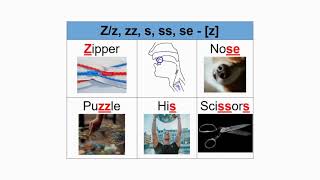 Z/z, zz, s, ss, se - [z] and the sounds or phonemes