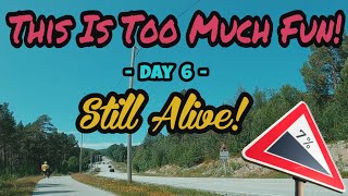 Day 6 Still Alive | Biking from Nøtterøy (Oslo isj) to Bergen Norway |  Vietnamese/English subtitles