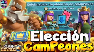 DESAFIO DE ELECCION DE CAMPEONES EN CLASH ROYALE