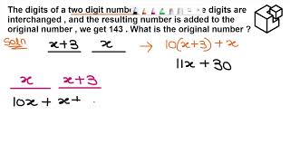 The digits of 2-digit no. differ by 3 . If digits are interchanged ,and added to original no.,sum143