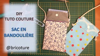 021 - Sac bandoulière - Tuto Couture Facile pour débutant #tutocouture #diy