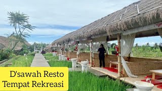 RESTO D'SAWAH DAN REKREASI BOGOR !! KULINER DITENGAH SAWAH !!