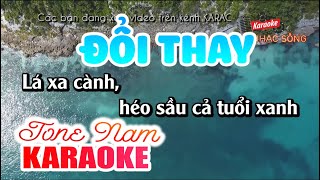 Đổi Thay Karaoke | Tone Nam | Karaoke Nhạc Sống Sóc Trăng