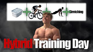 HYBRID TRAINING DAY ⎪Grundlagentraining, Push Workout & Stretching