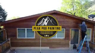 How to Stain - Transparent & Semi-Transparent - Peak Pro Painting - Denver, CO