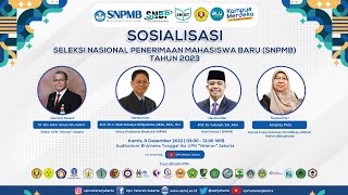 🔴 LIVE | Sosialisasi Seleksi Nasional Penerimaan Mahasiswa Baru (SNPMB) Tahun 2023