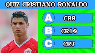 QUIZ CR7 | QUANTO VOCÊ SABE SOBRE O CRISTIANO RONALDO ? ⚽ #quiz #quizdefutebol #futebol