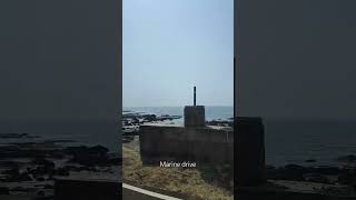 Marine drive 🚘in velas beach 🏖 #viral #ytshorts #beach#drive #vacation#holiday#trending 🔥🔥#fun