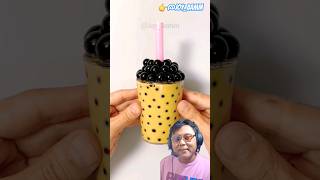 MINUM ES BOBA ⁉️ #challenge #shorts #funny #dubbing #comedy #lucu