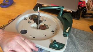 1950s Webcor Model 121 Record Changer Disassembly For Cleaning and Repair