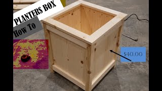 How To - Build a Planter Box