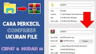 Cara Compress File Besar Menjadi Kecil Dengan Winrar