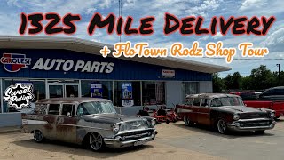 We road trip our ‘57 wagon to do a few “Stop and Drops” for our Mississippi Distributors.