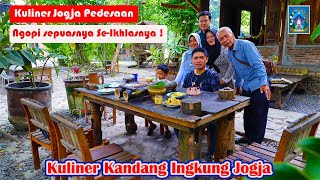 Wisata Kuliner Yogyakarta || Kandang Ingkung Jogja - Resto Suasana Pedesaan Bayar Kopi Seikhlasnya