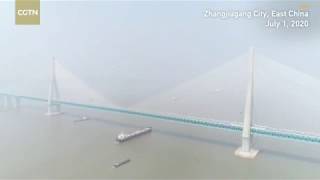 Shanghai Suzhou Nantong Yangtze River Bridge opens