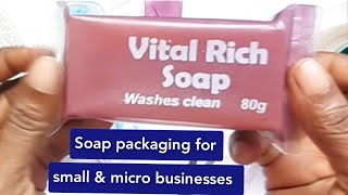 Soap packaging for small businesses