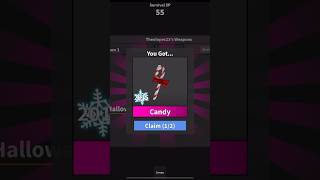 Trading Chroma Cookiecane for Candy in Roblox Mm2