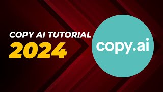 COPY AI TUTORIAL 2024 (AI WRITING SOFTWARE)