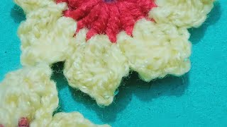 Crochet sunflower earnings tutorial /for beginners