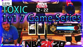 Toxic Elite 3 Post Playmaker Vs. Speed Boosting Paint Beast Best of 7 1v1 Stage - NBA 2K20