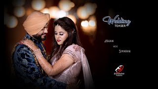 BEST PANJABI WEDDING TEASER 2021 || ARJAN & SIMRAN || AJ FOTOGRAPHY