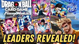 SET 4 LEADERS REVEALED! + BONUS Leaks! Dragonball Super Fusion World Reveals!