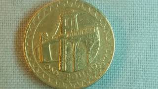 ONE POUND - PAIS DE GALES. 2005.@numismaticajosevians