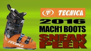 2016 Tecnica Mach1 LV & MV Series All Mountain Ski Boots