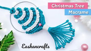 DIY Macrame Wall Hanging Christmas Tree 🎄 | Christmas Macrame Tutorial🎄