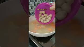 MASAK SOP BAKSO AYAM SEDERHANA DAN GAMPANG