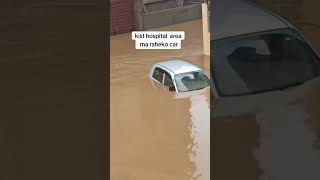 Kist hospital ma raheko car bijok cha #shorts #badi #badininews #flood #viralvideo #trendingshorts