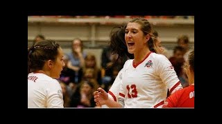 Ohio State vs Wisconsin Volleyball 2017 (Nov 3)