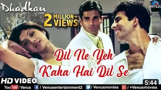 Dil Ne Ye Kaha Hai Dil Se|| Full HD Video Song||Akshay Kumar, Suneel Setty, Shilpa Setty||💘💘💘