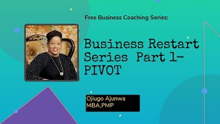 Business Restart Series Part 1