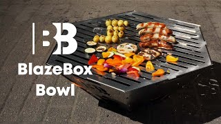 BlazeBox Bowl | Stylische Feuerschale zum Stecken