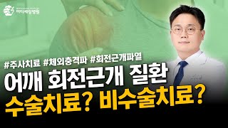 어깨 회전근개 질환 수술치료? 비수술치료?