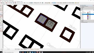 Kompletowanie zestawów osprzętu w programie SketchUp, Kontakt-Simon