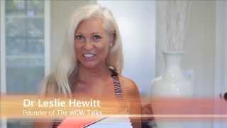 Intentions Workbook, The WOW Talks by Dr. Leslie Hewitt