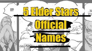 The 5 Elder Stars OFFICIAL Names